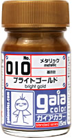 Gaia Metallic Color 010 - Bright Gold