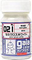 Gaia Color 021 - Semi-Gloss White