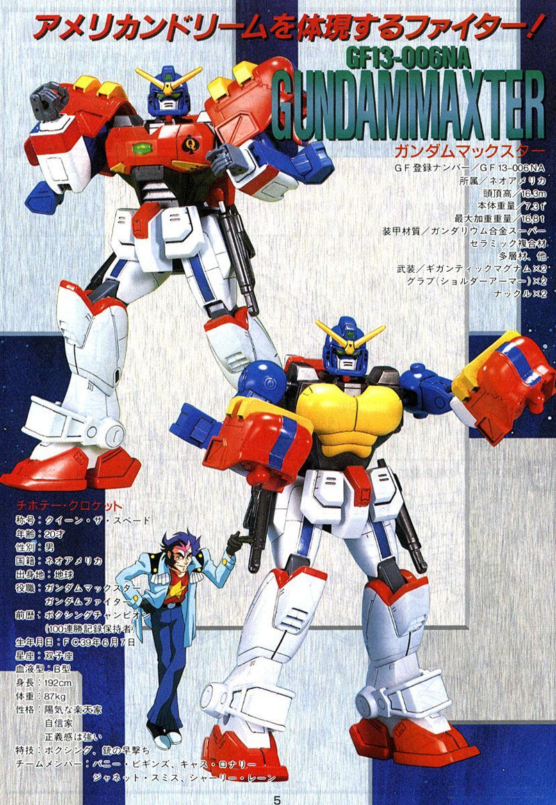 High Grade (HG) G Gundam 1/100 GF13-006NA Gundam Maxter