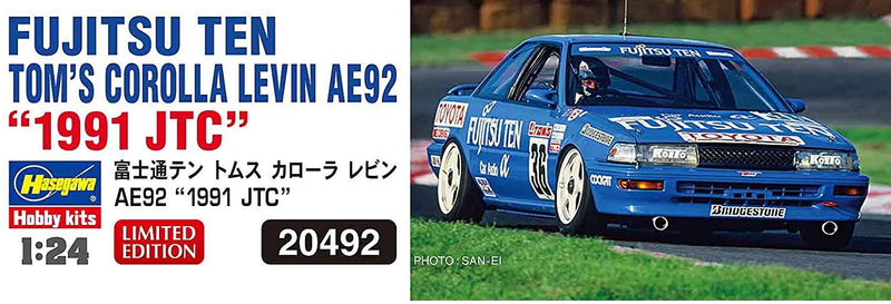 1/24 Fujitsu Ten Tom's Corolla Levin AE92 '1991 JTC'
