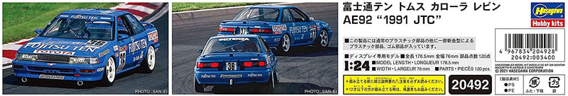 1/24 Fujitsu Ten Tom's Corolla Levin AE92 '1991 JTC'