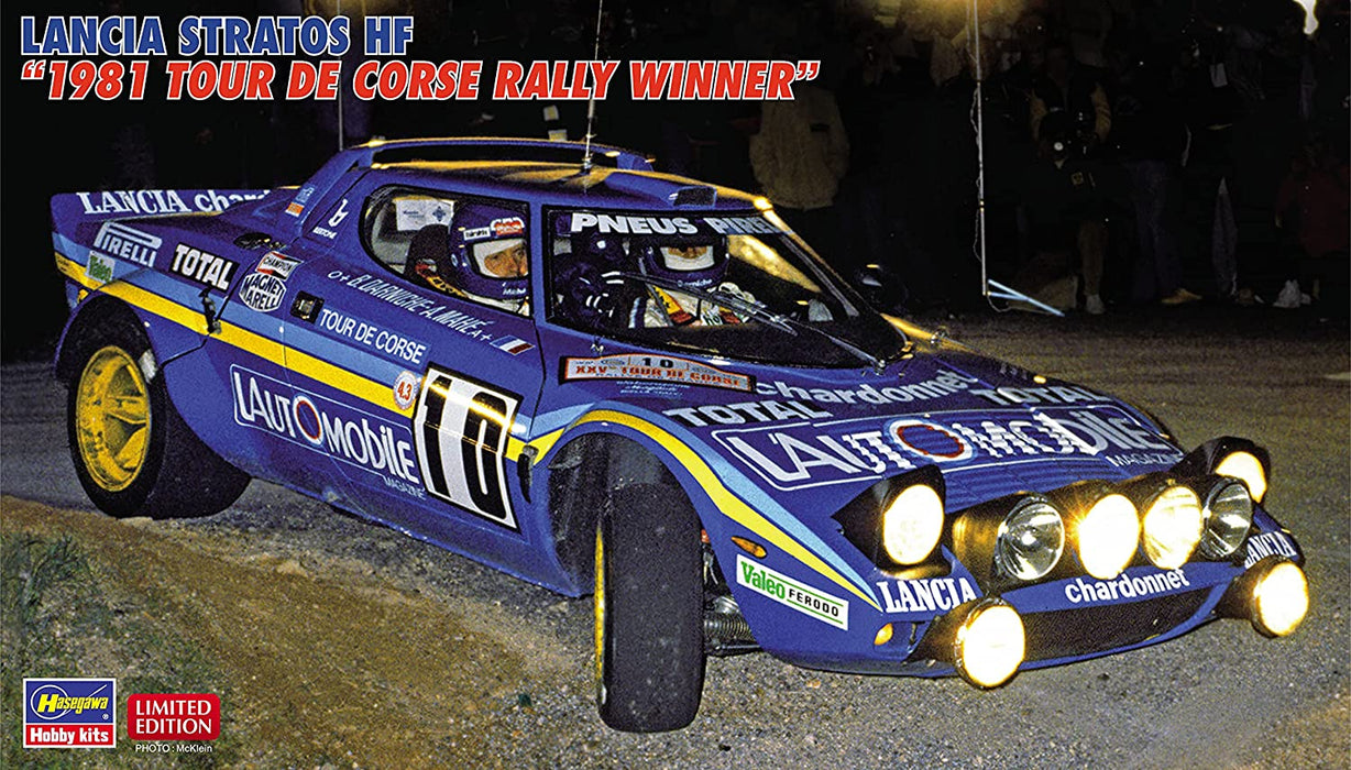 1/24 Lancia Stratos HF '1981 Tour De Corse Rally Winner'