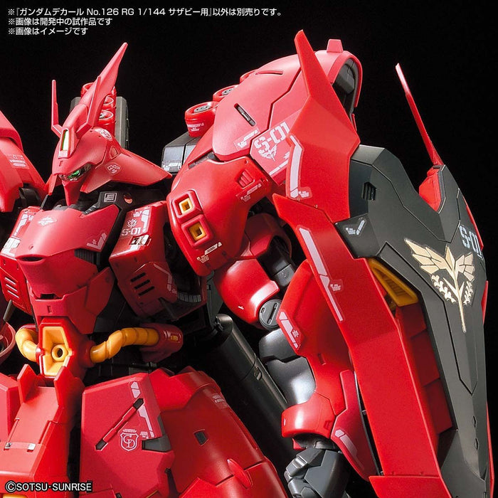 Gundam Decal 126 - RG 1/144 Sazabi Use