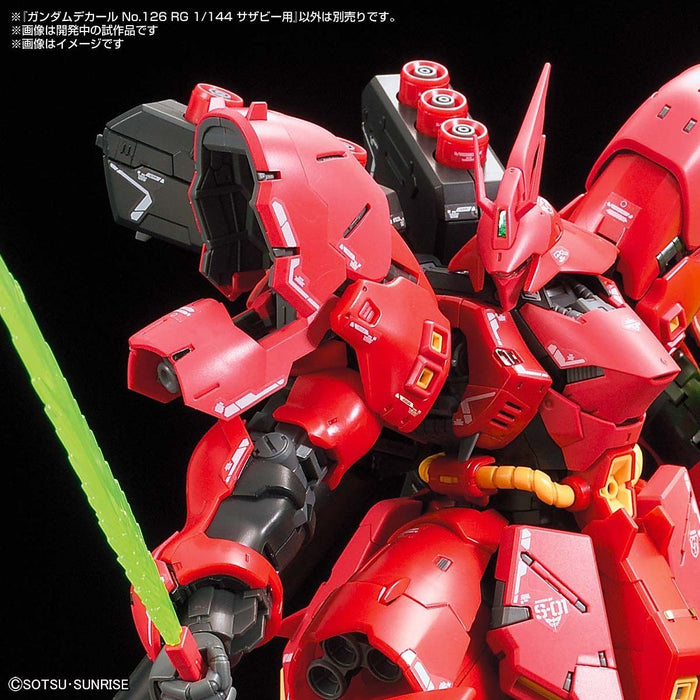 Gundam Decal 126 - RG 1/144 Sazabi Use