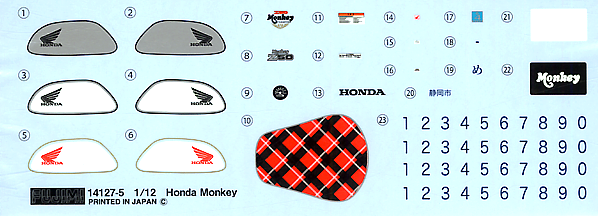 1/12 Honda Monkey (Fujimi Bike Series No.3)