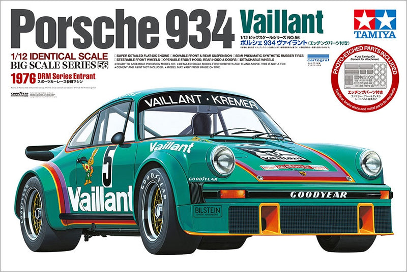 1/12 Porsche 934 Vaillant w/ Photo-etched Parts (Tamiya Big Car Series 56)