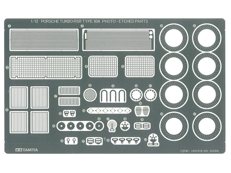 1/12 Porsche 934 Vaillant w/ Photo-etched Parts (Tamiya Big Car Series 56)