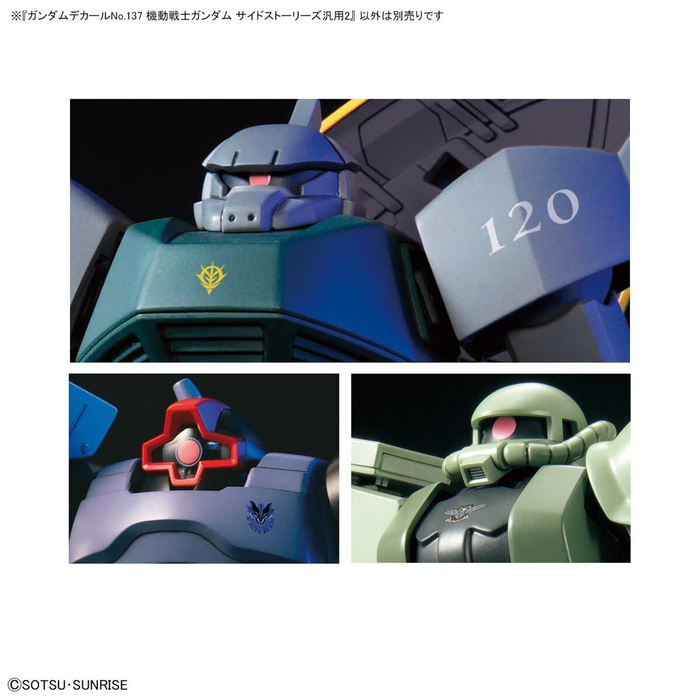 Gundam Decal 137 - Mobile Suit Gundam Side Stories Multiuse 2
