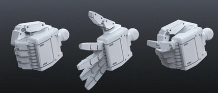 Builders Parts - 1/144 MS Hand 01 (E.F.S.F)