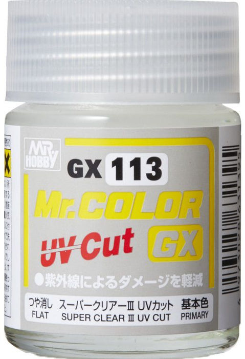 Mr.Color GX113 - Super Clear III UV Cut (Flat)