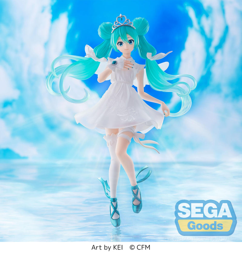 Sega Super Premium Figure - Hatsune Miku - Hatsune 15th Anniversary KEI Ver.
