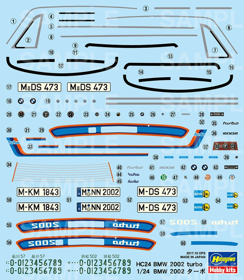 1/24 BMW 2002 Turbo (Hasegawa Historic Car Series HC24)