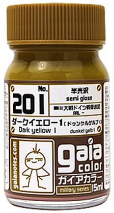 Gaia Military Color 201 - Semi-Gloss Dark Yellow 1