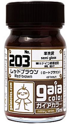 Gaia Milltary Color 203 - Semi-Gloss Red Brown