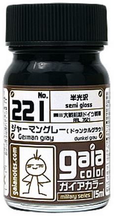 Gaia Military Color 221 - Semi-Gloss German Gray (Dunkel Grau)