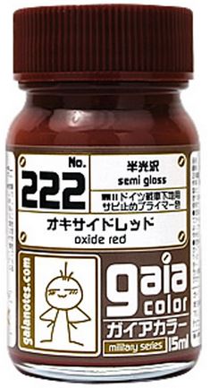 Gaia Military Color 222 - Semi-Gloss Oxide Red