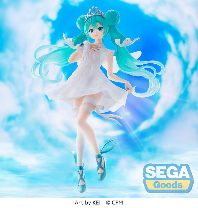Sega Super Premium Figure - Hatsune Miku - Hatsune 15th Anniversary KEI Ver.