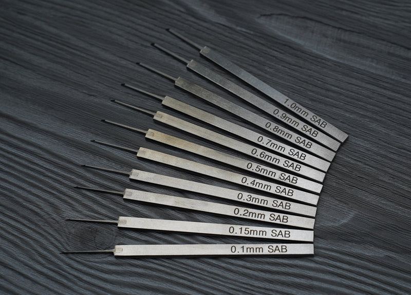 SAB Premium Chisels / Panel Liners / Engravers - 0.125mm