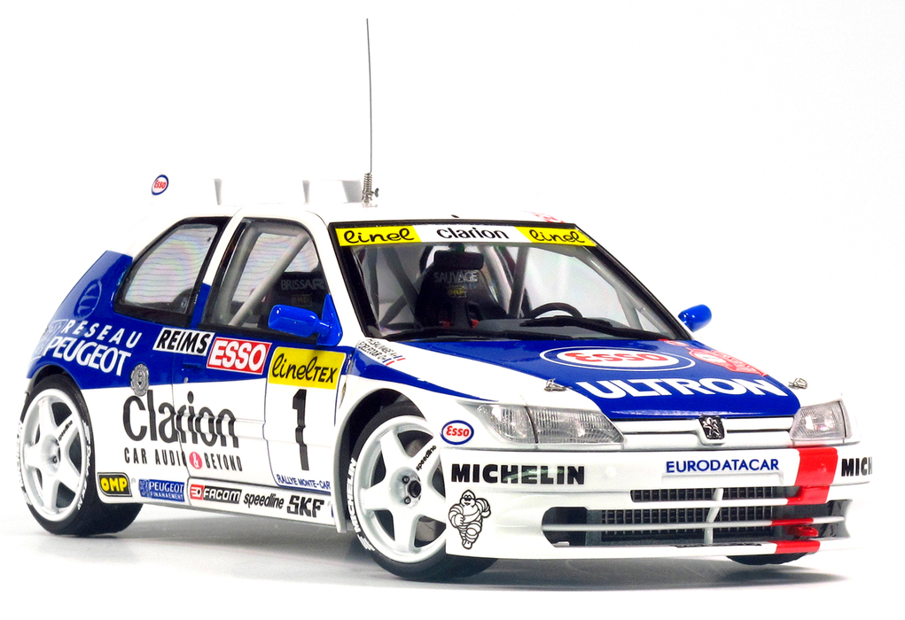 1/24 Peugeot 306 Maxi Monte Carlo Rally (Platz/Nunu PN24009)