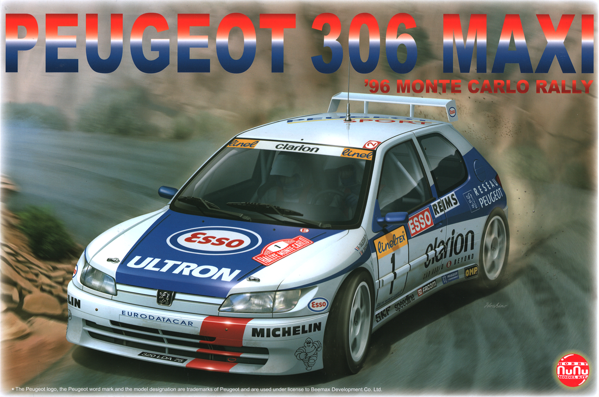 Platz/Nunu 1/24 Peugeot 306 Maxi Monte Carlo Rally (Platz/Nunu