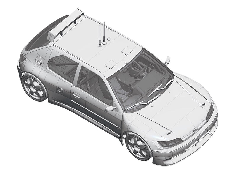 1/24 Peugeot 306 Maxi Monte Carlo Rally (Platz/Nunu PN24009)