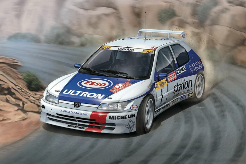 1/24 Peugeot 306 Maxi Monte Carlo Rally (Platz/Nunu PN24009)