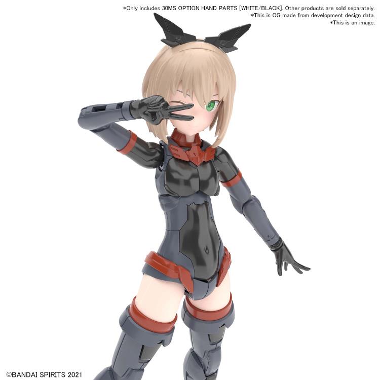 30 Minutes Sisters (30MS) Option Hand Parts (White/Black)