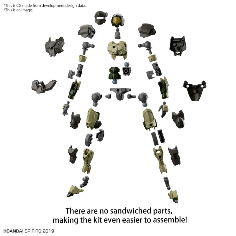 30MM 1/144 EXM-A9a Spinatio (Army Type)