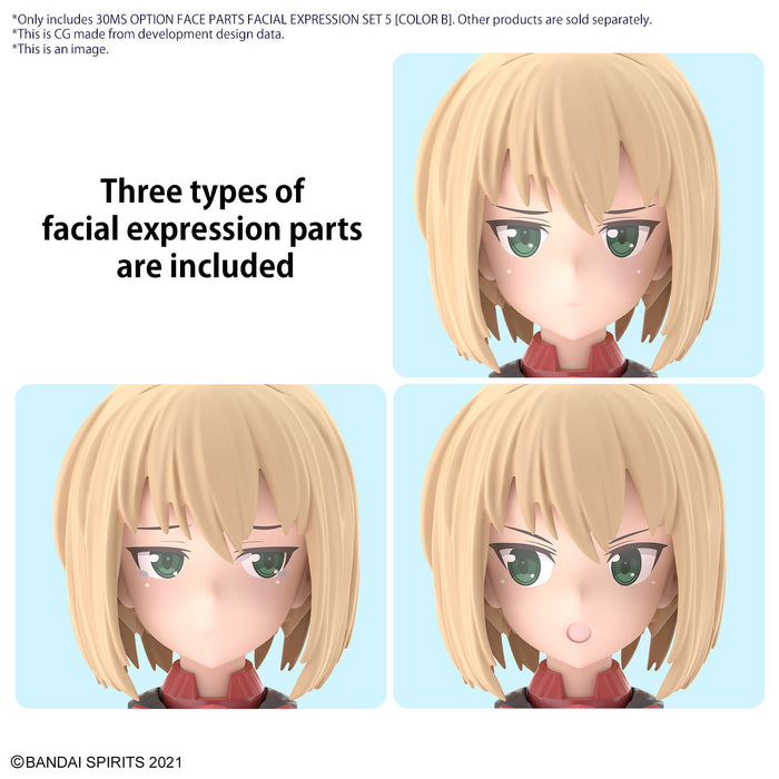 30 Minutes Sisters (30MS) Option Face Parts Facial Expression Set 5 (Color B)