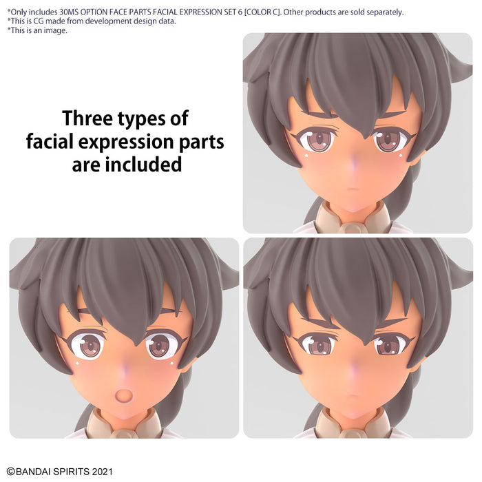 30 Minutes Sisters (30MS) Option Face Parts Facial Expression Set 6 (Color C)