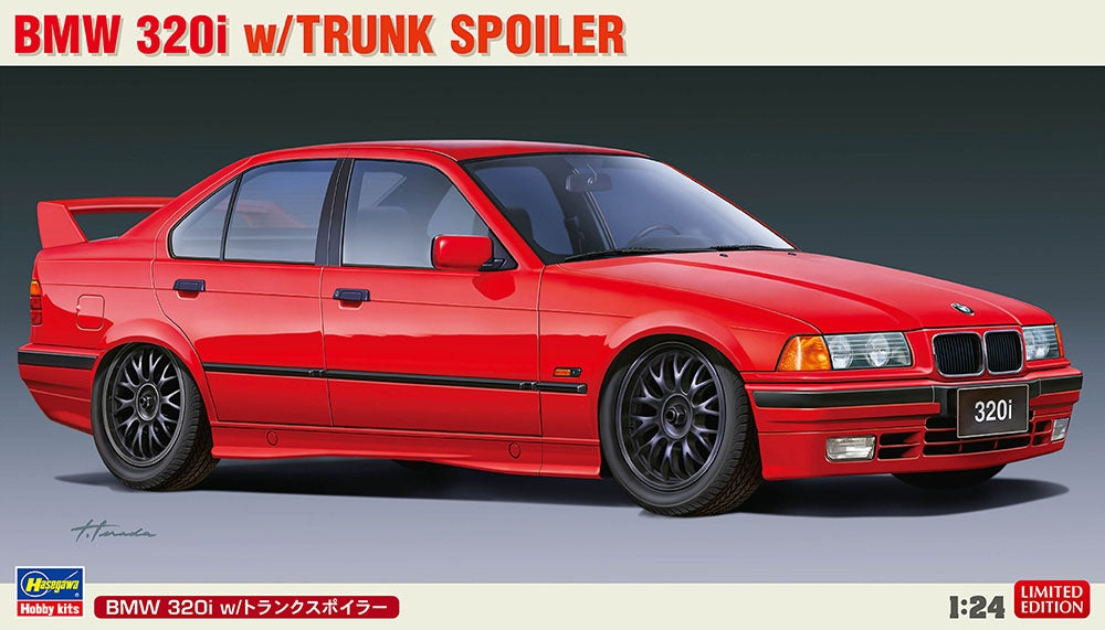 1/24 BMW 320i (E36) w/ Trunk Spoiler (Hasegawa 20592)