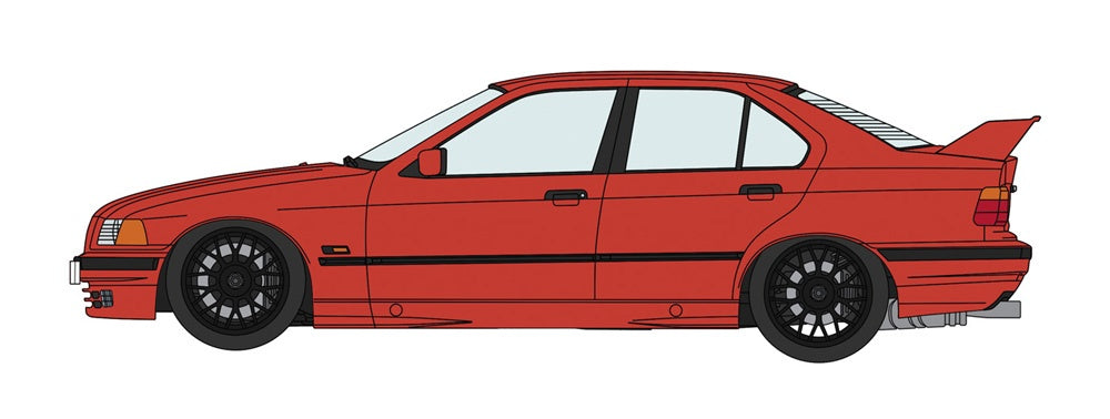 1/24 BMW 320i (E36) w/ Trunk Spoiler (Hasegawa 20592)