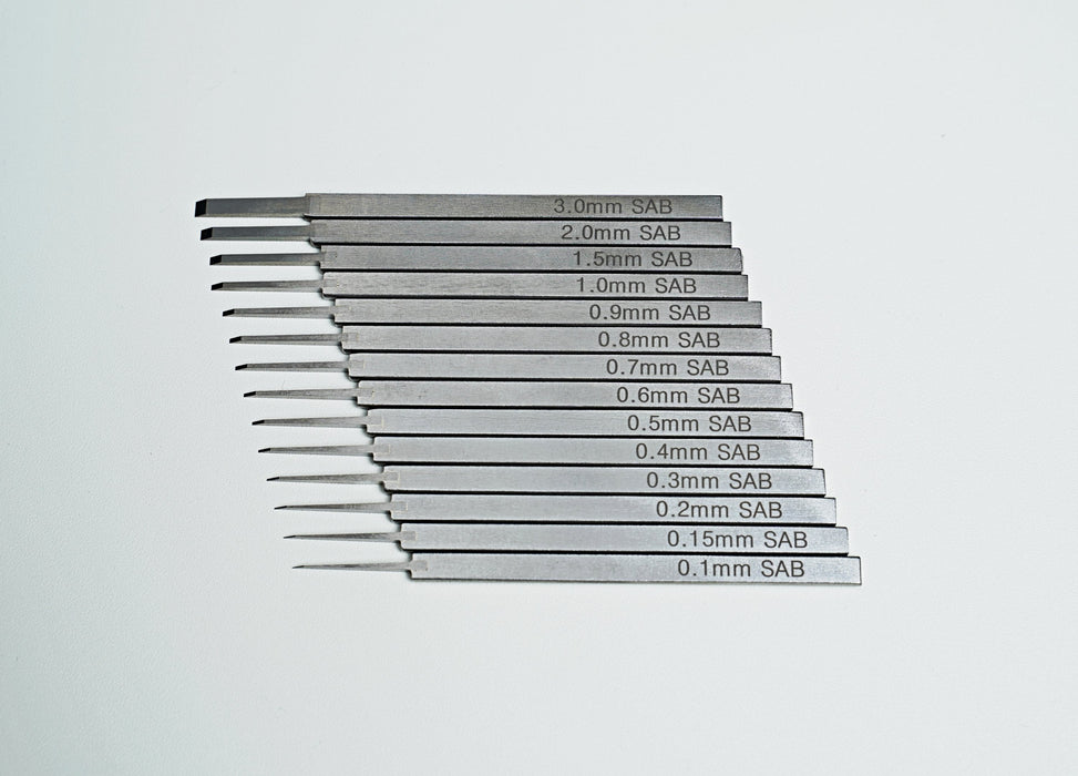 SAB Premium Chisels / Panel Liners / Engravers - 0.6mm