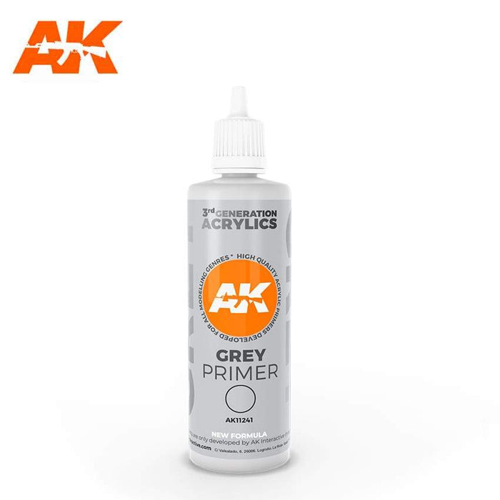 AK Interactive AK11241 3rd Gen Primer (Grey) 100mL