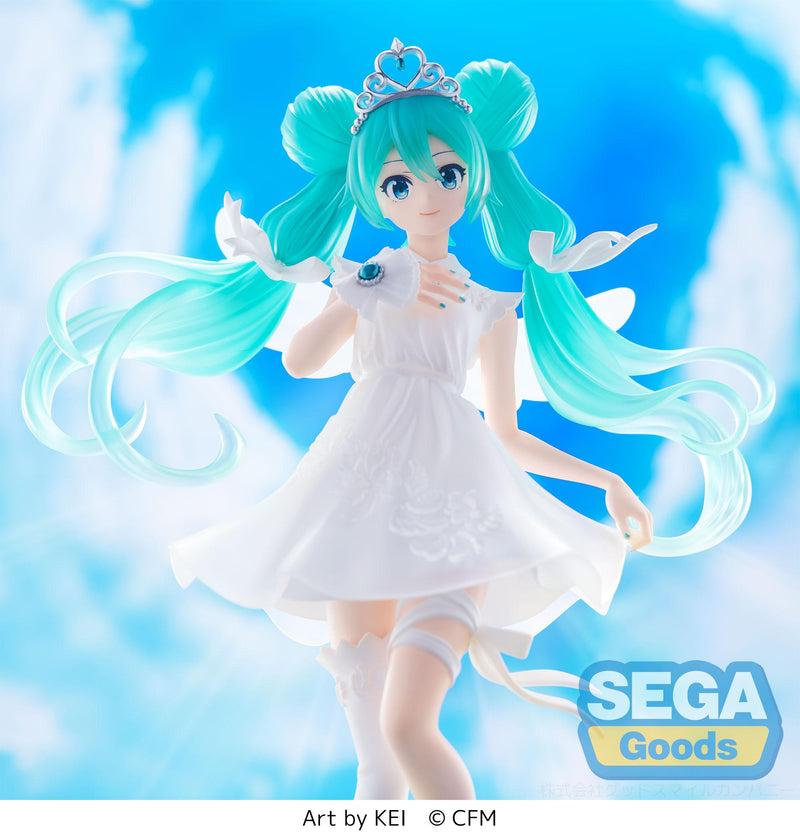 Sega Super Premium Figure - Hatsune Miku - Hatsune 15th Anniversary KEI Ver.