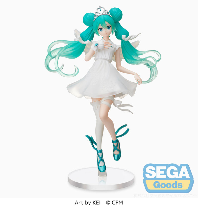 Sega Super Premium Figure - Hatsune Miku - Hatsune 15th Anniversary KEI Ver.