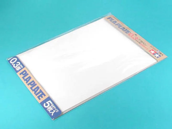 Tamiya Pla Plate 0.3mm (5 sheets) (70122)