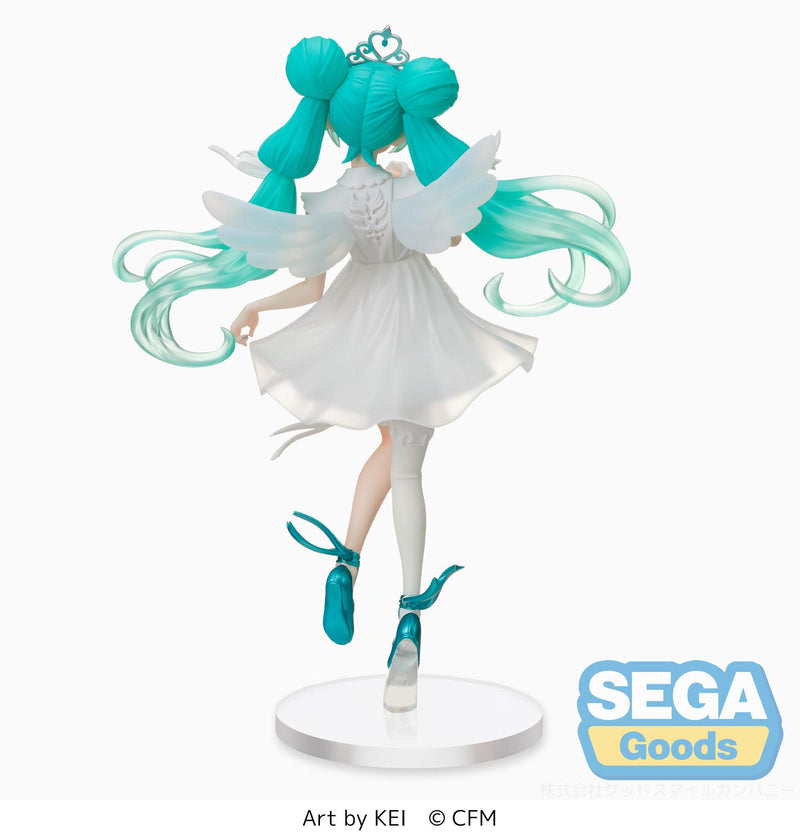Sega Super Premium Figure - Hatsune Miku - Hatsune 15th Anniversary KEI Ver.