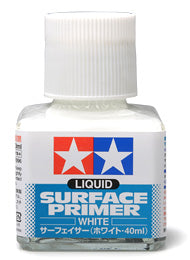 Tamiya Liquid Surface Primer - White (40mL) (87096)