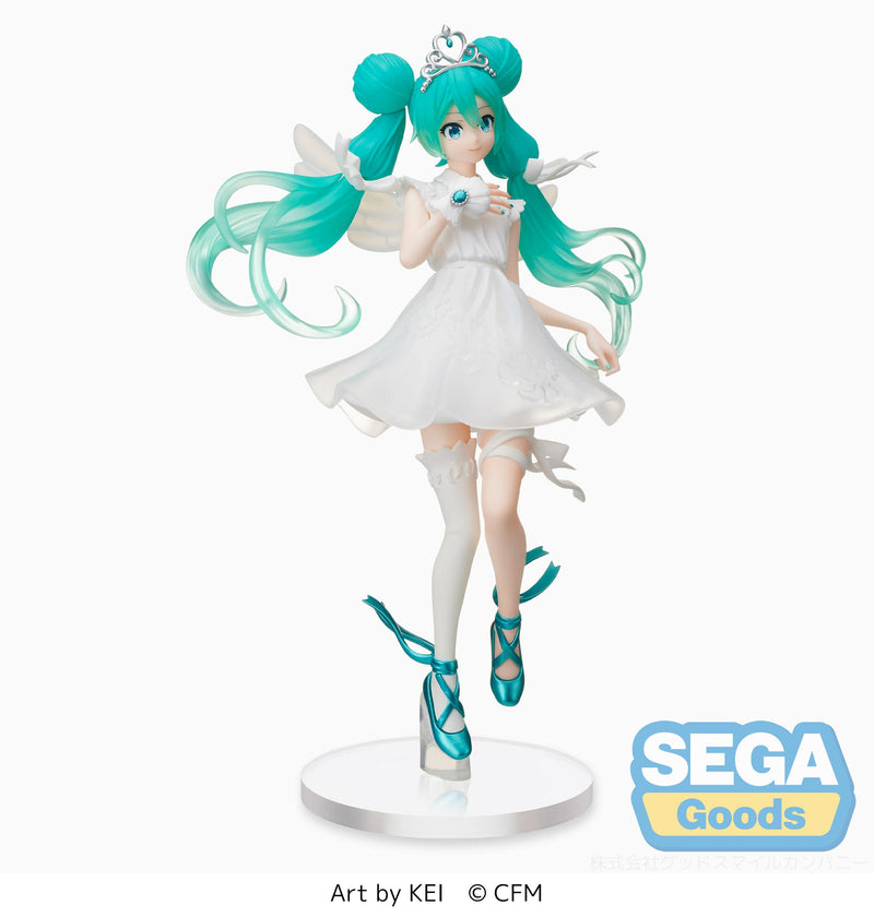 Sega Super Premium Figure - Hatsune Miku - Hatsune 15th Anniversary KEI Ver.