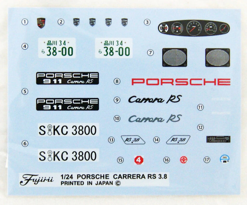 1/24 Porsche 911 Carrera 3.8 RSR (Fujimi Real Sports Car Series RS-120)