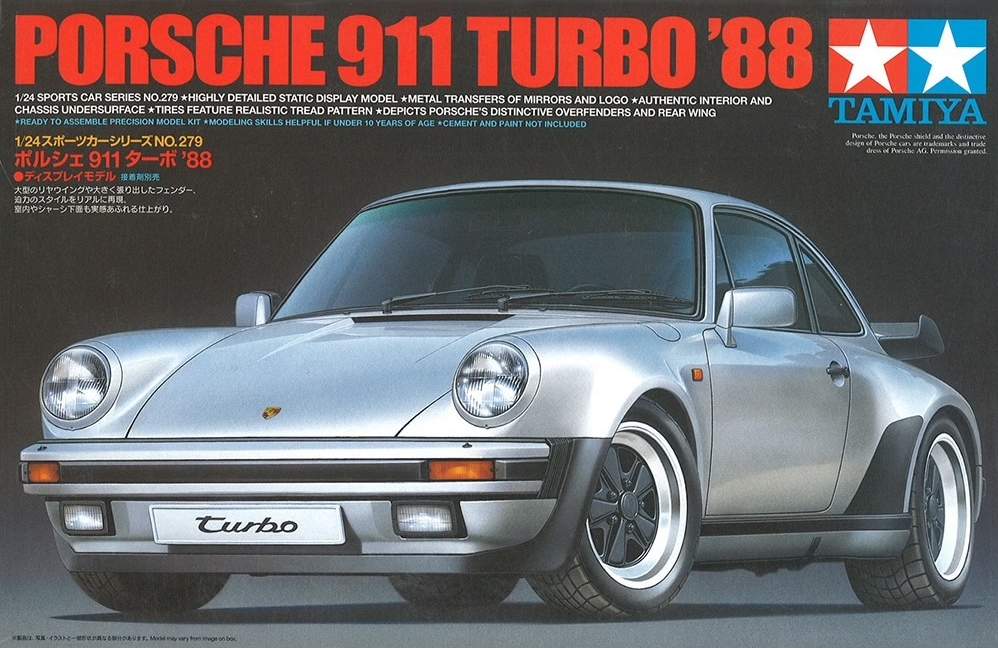 1/24 Porsche 911 Turbo '88 (Tamiya Sports Car Series 279)