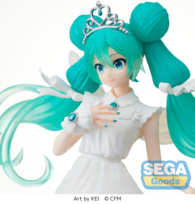 Sega Super Premium Figure - Hatsune Miku - Hatsune 15th Anniversary KEI Ver.