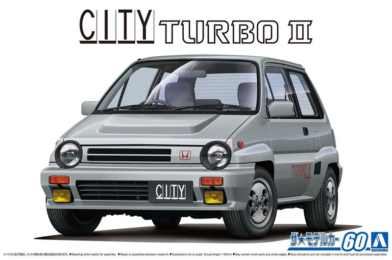 1/24 Honda AA City Turbo II '85 (Aoshima The Model Car Series No.60)