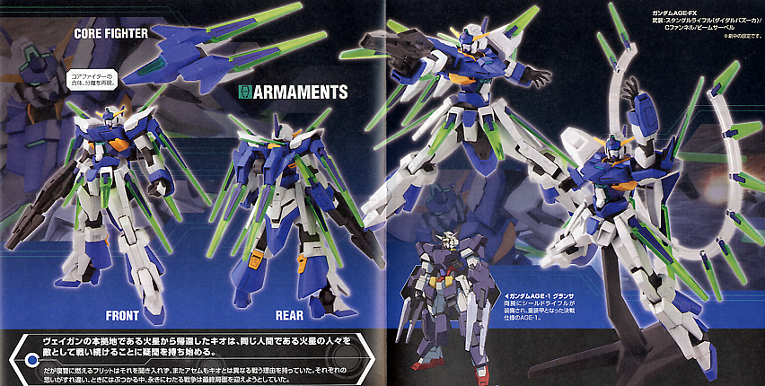 High Grade (HG) Gundam AGE 1/144 AGE-FX Gundam AGE-FX
