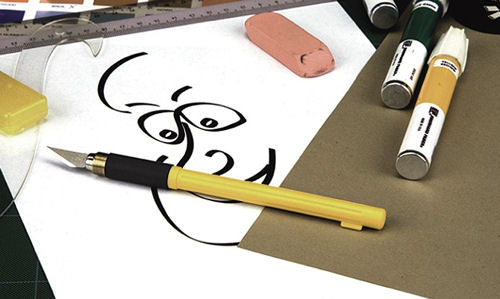 OLFA Cushion Grip Graphic Art Knife (AK-4)