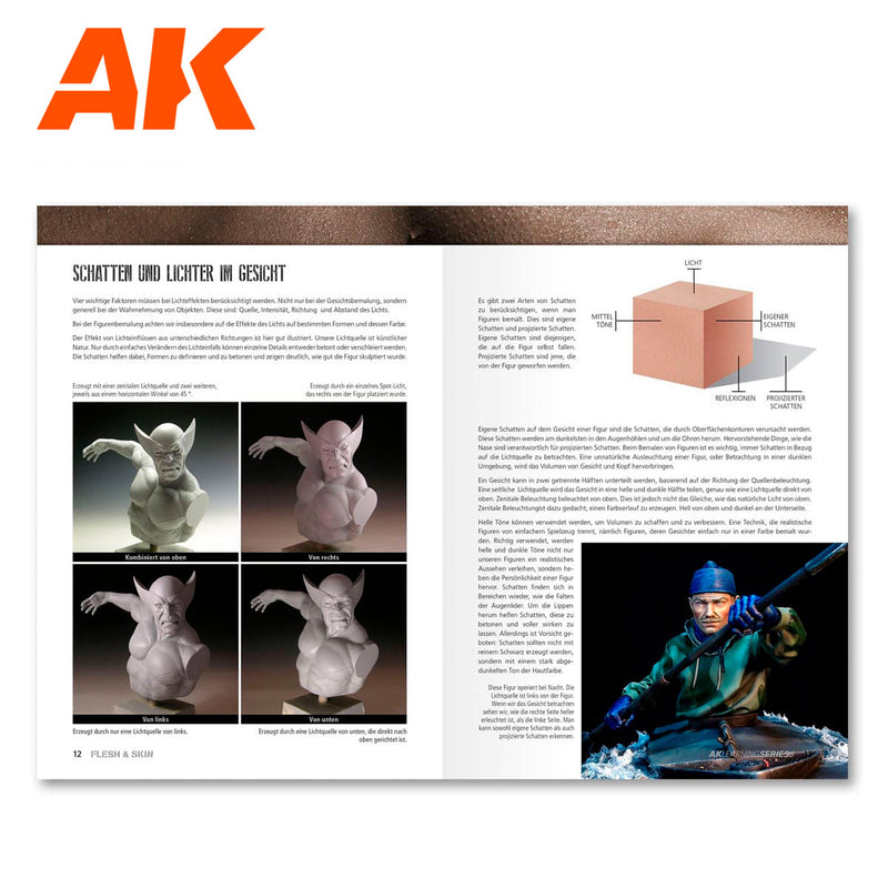 AK Interactive Learning Series #6 Flesh and Skin - English (AK241)