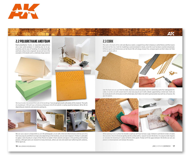 AK Interactive Learning Series #9 The Ultimate Guide to Make Buildings in Dioramas - English (AK256)