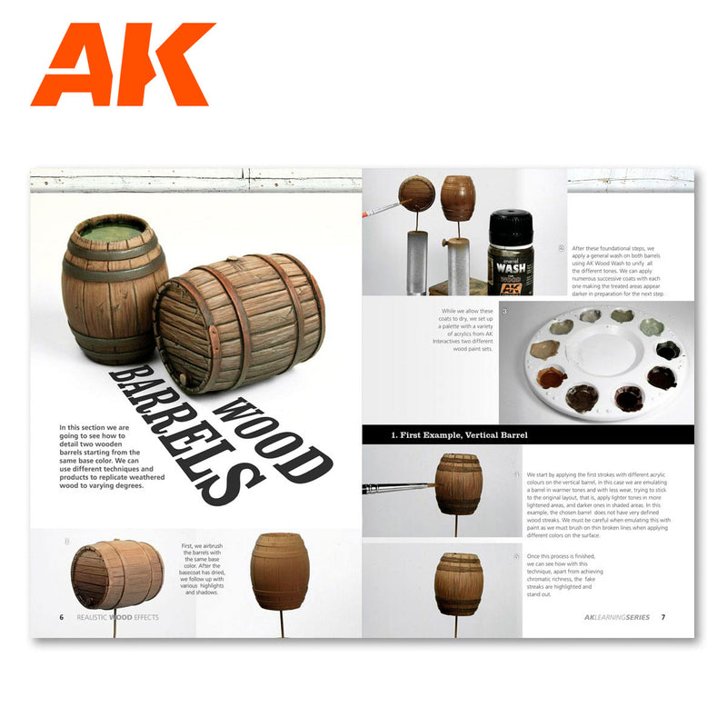 AK Interactive Learning Series #1 Realistic Wood Effects - English (AK259)