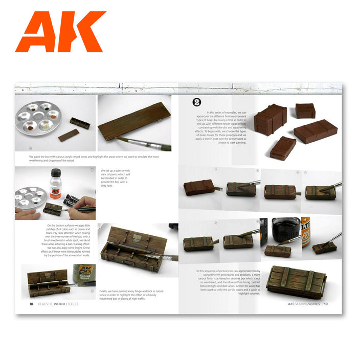 AK Interactive Learning Series #1 Realistic Wood Effects - English (AK259)